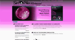 Desktop Screenshot of girlonwax.com