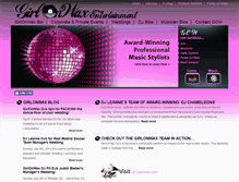 Tablet Screenshot of girlonwax.com